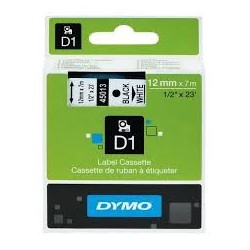 Nastri Dymo D1 - LabelManager - 12 mm x 7 m - nero/bianco