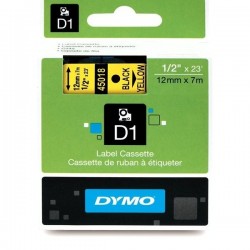 Nastri Dymo D1 - LabelManager - 12 mm x 7 m - nero/giallo
